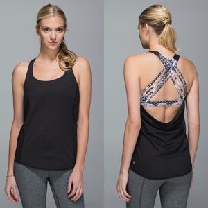 lululemon athletica Black Tank Top
